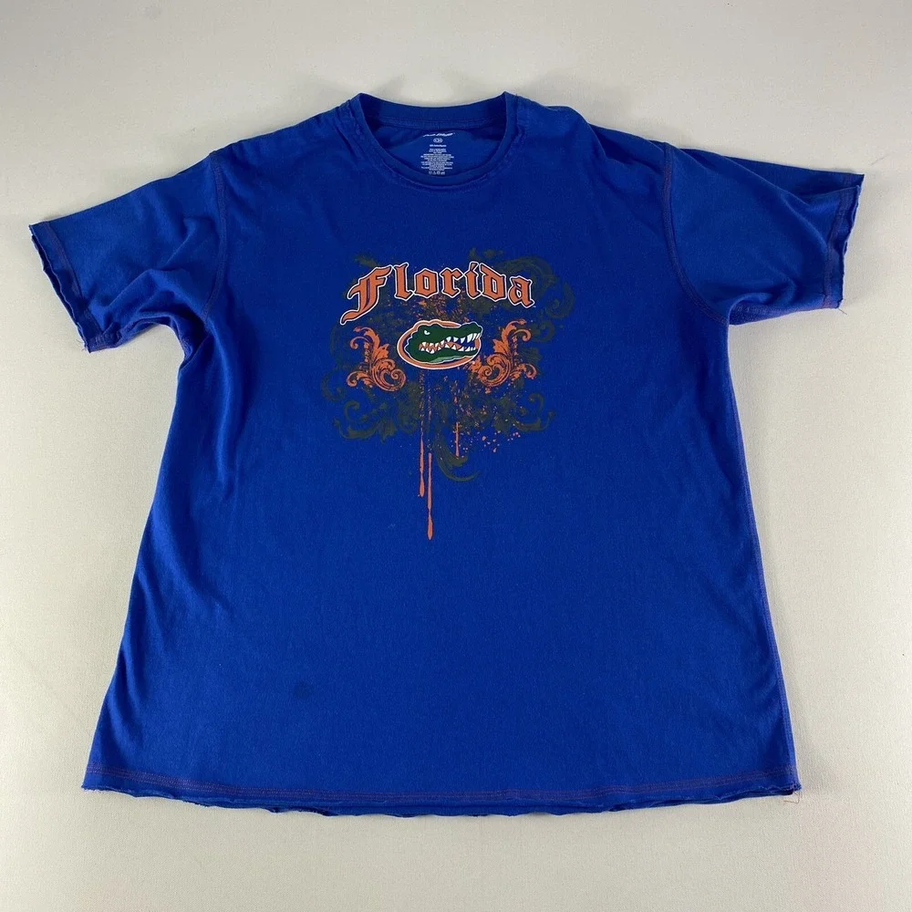 Florida Gators University T Shirt Adult XL Short Sleeve Graphic Football Men's